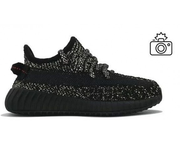 Adidas Yeezy Boost 350 V2 Kids Static Black Reflective